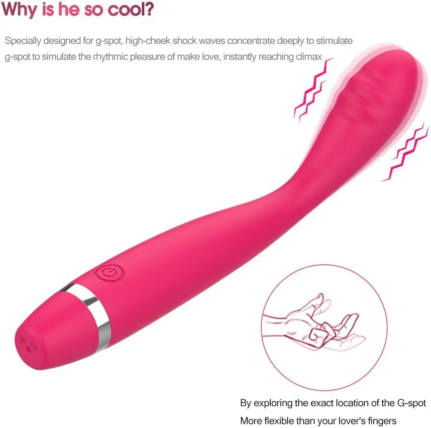 G-Spot Vibrator For Women 8 Seconds To Orgasm Finger Shaped Vibes Nipple Clitoris Stimulator Adult Sex Toys - Image 3