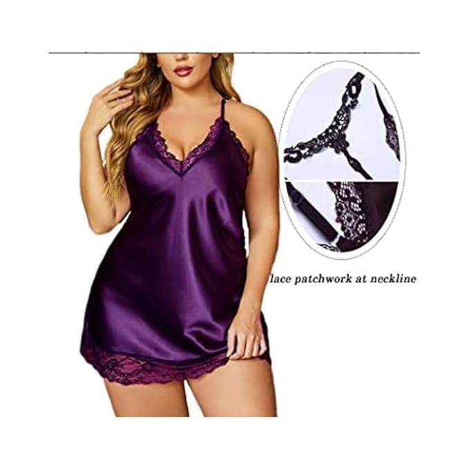 Lace Babydoll Nightgown - Image 4