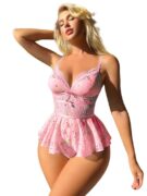 LUXZII Women’s Sexy Babydoll Lingerie Dress