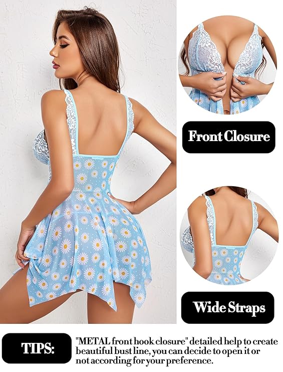 DiverseHub Women Lace Lingerie - Image 2