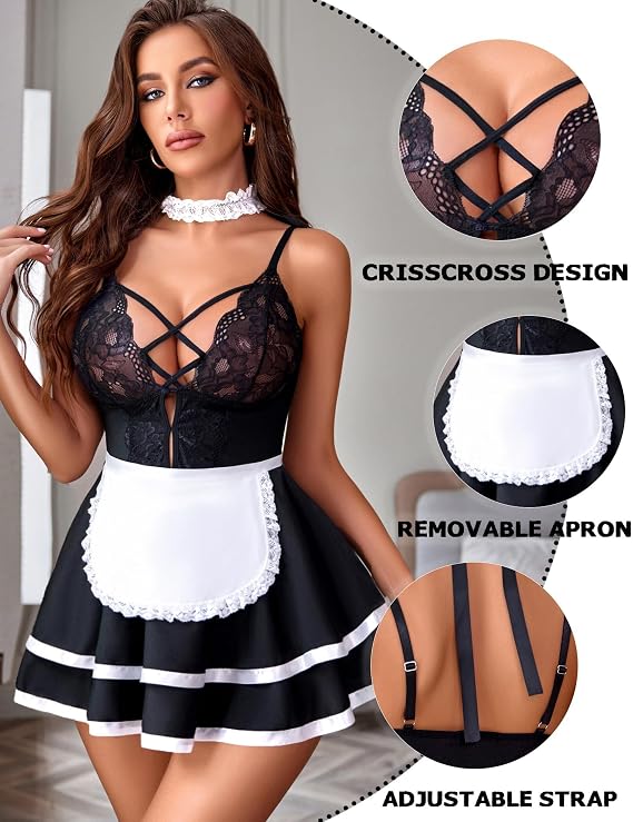 Apron & Panty-Roleplay Costume - Image 3